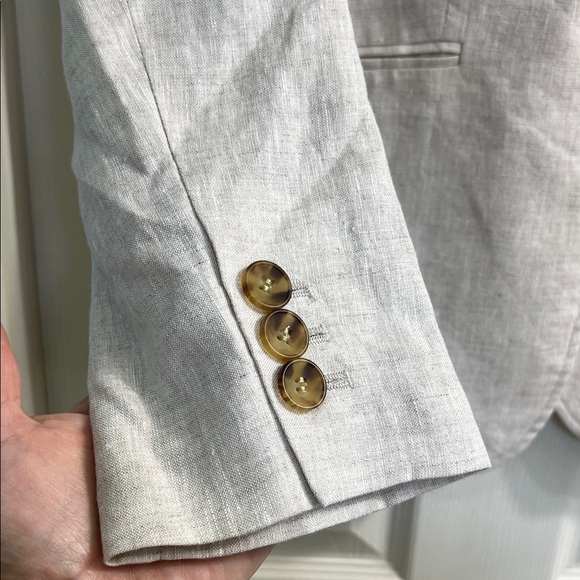 Talbots Blazer Women Size 8 Cream - Picture 3 of 7